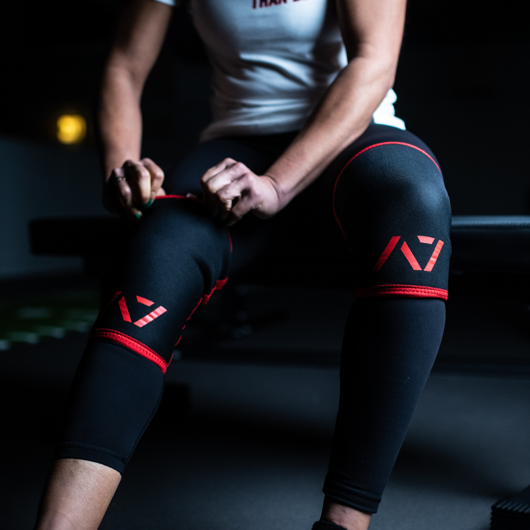 A7 Inferno Stiff knee sleeves feature black and red design. These are structured with a downward cut panel on the back of the quad and calf to ensure these have the ultimate compression at the knee joint. The A7 CONE Inferno Stiff Knee Sleeves are IPF approved and are allowed in all IPF competitions and affiliate federations like the European Powerlifting Federation and all federations across Europe. A7 UK shipping to UK and Europe. 