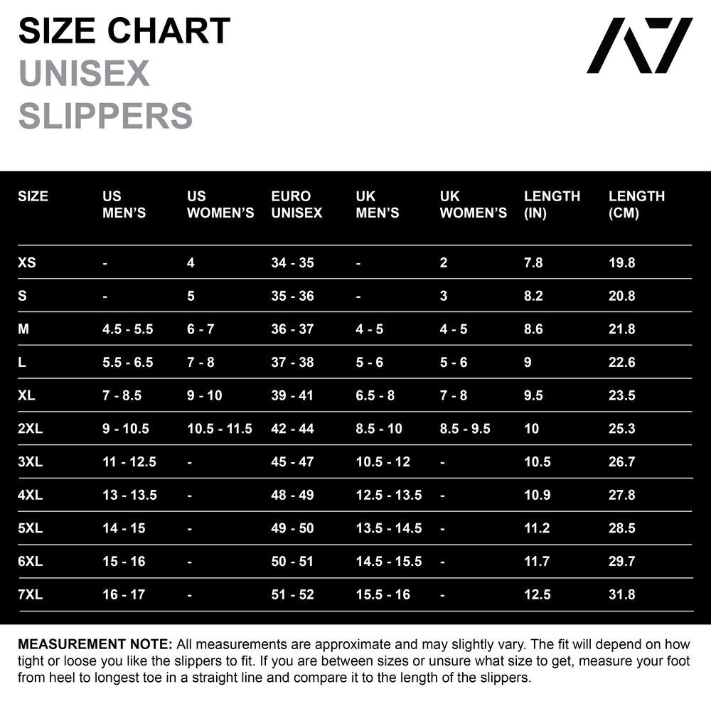 
                      
                        A7 Deadlift slippers easy to slip on and off and get close to the ground. IPF approved deadlift slippers. Deadlift slippers with a 3mm sole that can be used for squats, bench, deadlift or just lounging around the house. The best Powerlifting apparel and clothes for all your workouts, shipping to UK and Europe from A7 UK. Deadlift slippers. Soul Go slippers are the perfect IPF approved kit for IPF competitions. Available in UK and Europe including France, Italy, Germany, Sweden and Poland
                      
                    